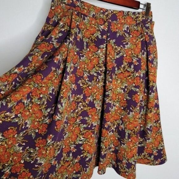 Lularoe floral madison beautiful circular with pockets skirt size small - Picture 6 of 10